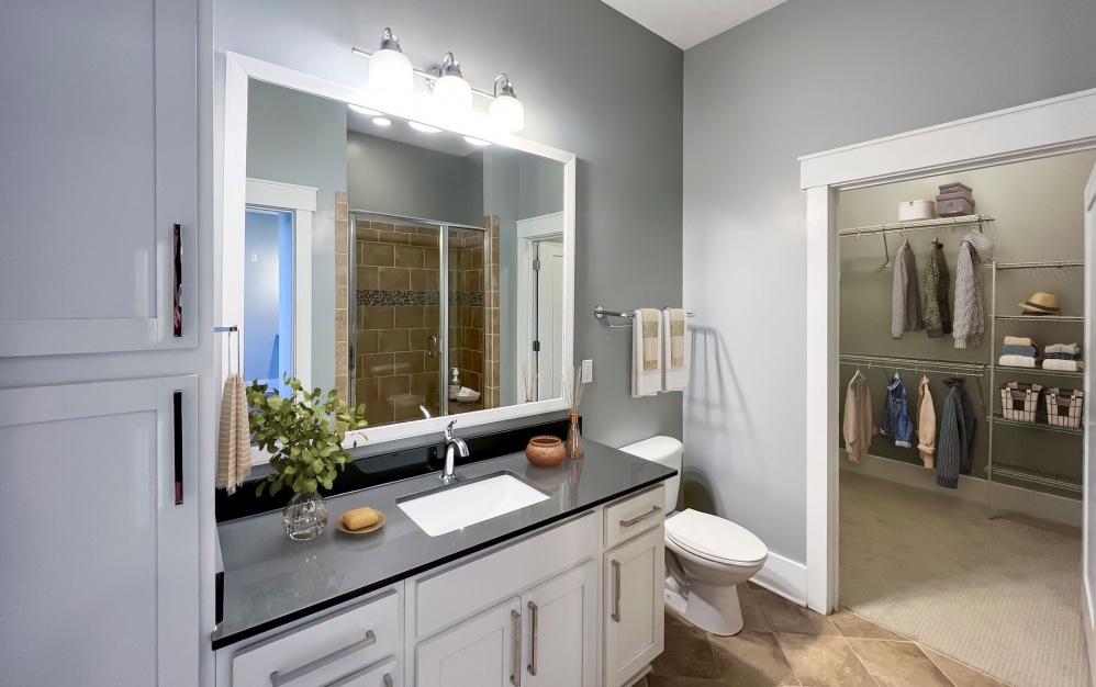 A1 apartment bathroom at Palladian Place