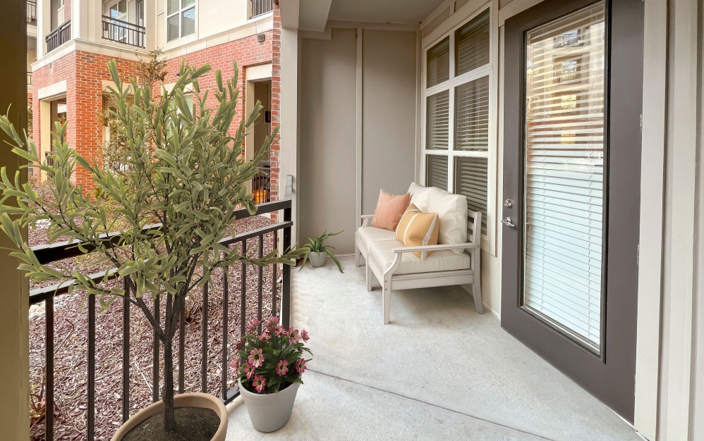 A3 apartment patio at Palladian Place