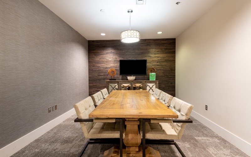 Conference room at Palladian Place Apartments