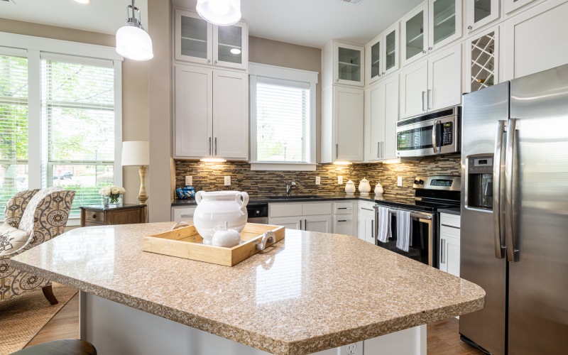Kitchen at Palladian Place Apartments