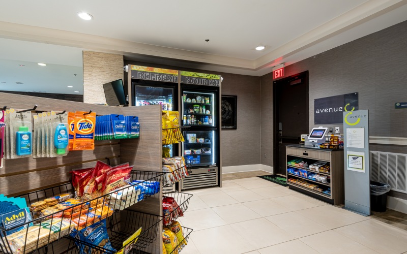 Onsite convenience store at Palladian Place Apartments