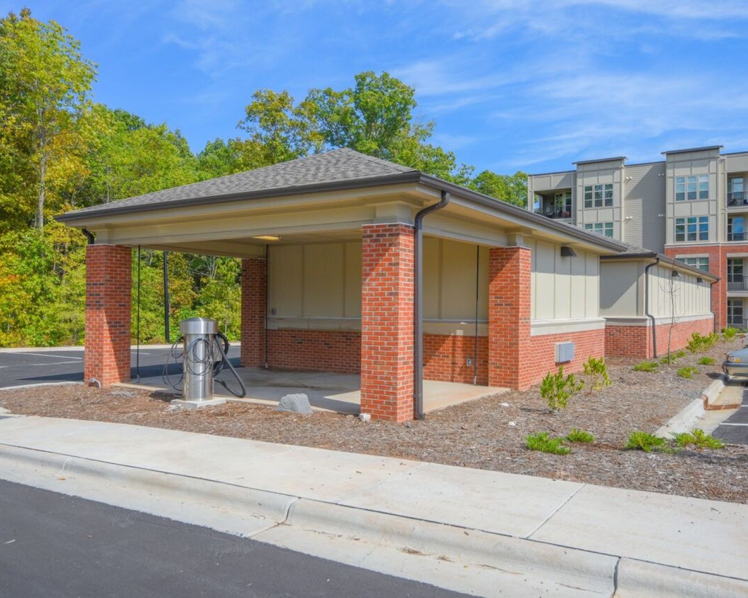 Apartments at Palladian Place with a large on-site car washing station